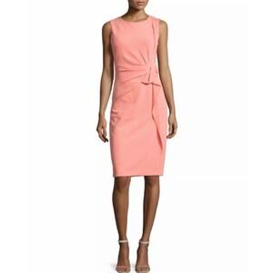 KOBI HALPERIN Quinn Sheath Dress in Peach